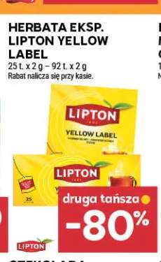 Herbata ekspresowa Lipton Yellow Label