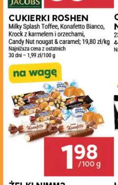 Cukierki Roshen Milky Splash Toffee +3 warianty