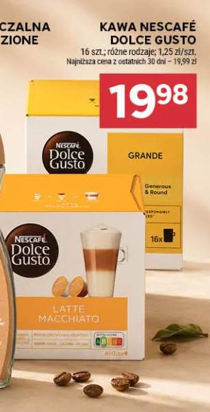 Kawa w kapsułkach Nescafé Dolce Gusto Grande +1 wariant