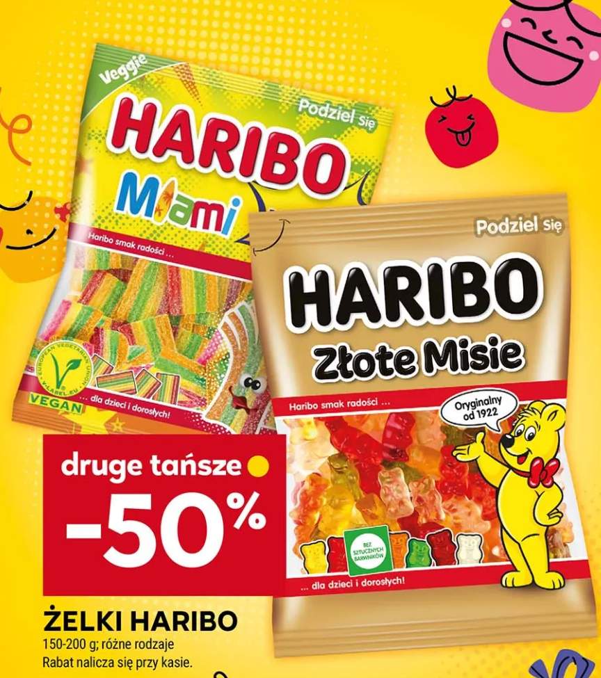 Żelki Haribo Miami +1 wariant