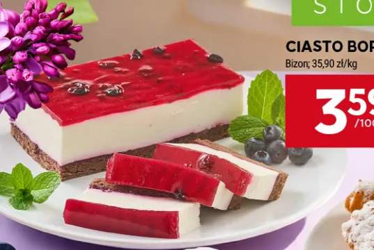 Ciasto borówkowe Bizon