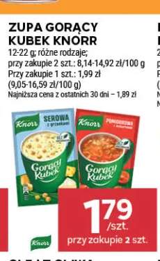 Zupa Gorący Kubek Knorr Pomidorowa +1 wariant