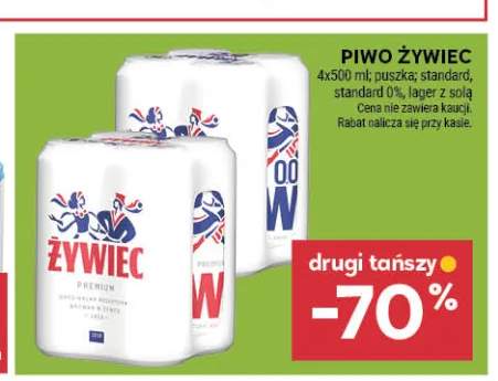 Piwo Żywiec Lager z solą 4-pak +1 wariant