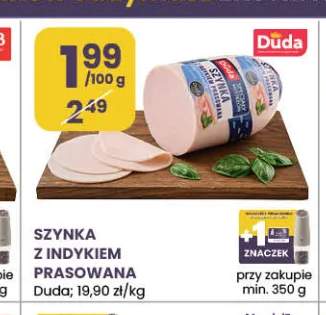 Szynka z indykiem prasowana Duda