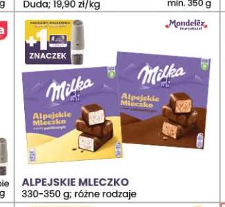 Alpejskie Mleczko o smaku waniliowym Milka +1 wariant