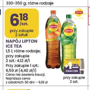 Napój Lipton Ice Tea o smaku zielonej herbaty +1 wariant