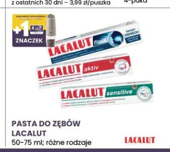 Pasta do zębów Lacalut Aktiv +2 warianty