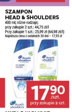 Szampon do włosów Head & Shoulders Classic Clean +1 wariant
