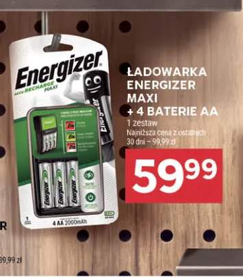 Zestaw ładowarka Energizer Maxi + 4 baterie AA