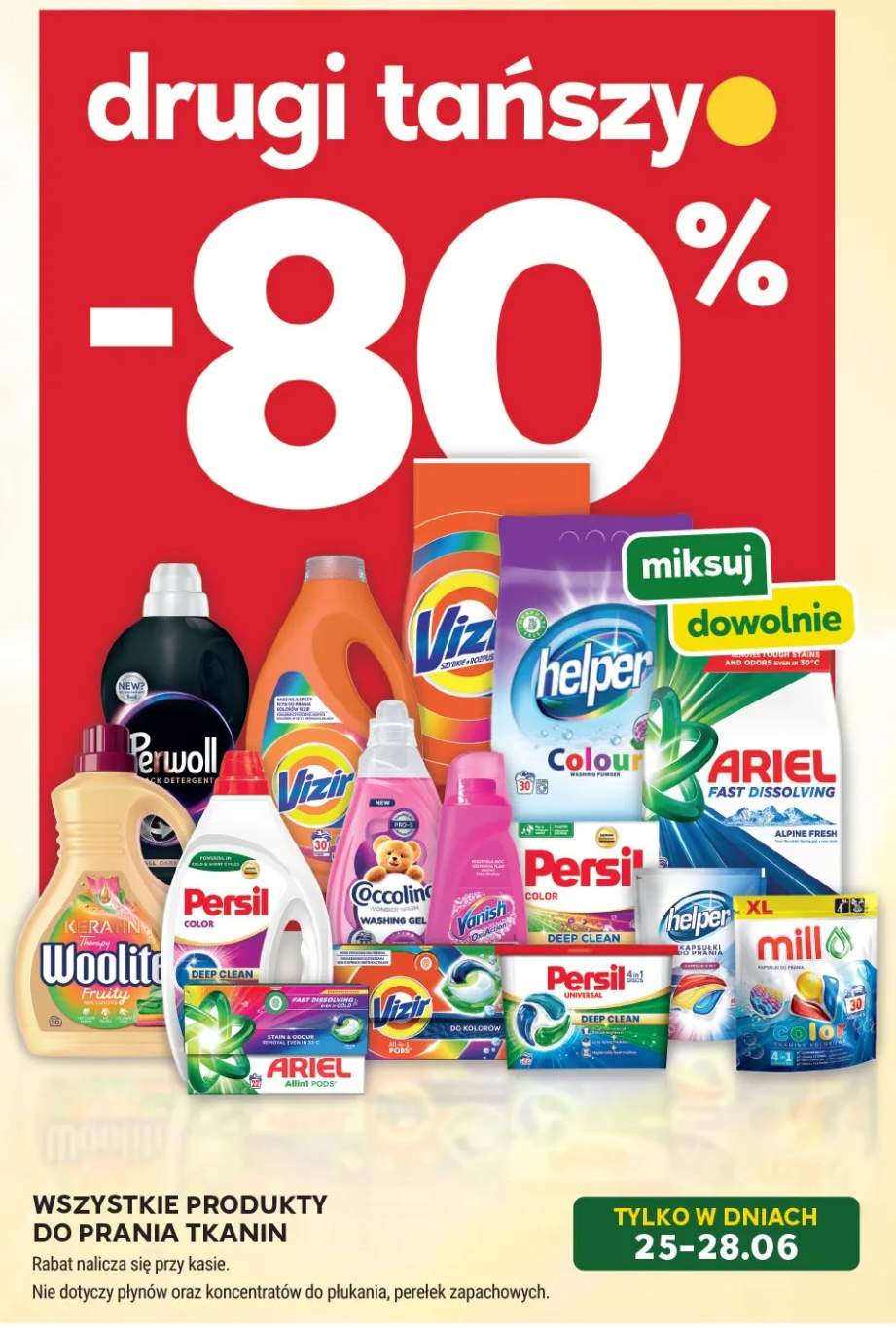 Produkty do prania tkanin +13 wariantów