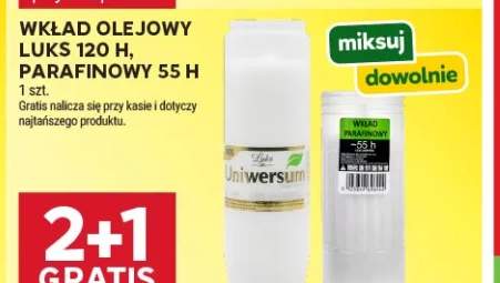 Wkład olejowy Luks 120 H +1 wariant