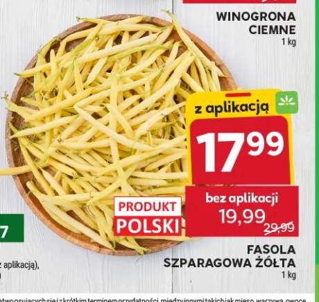 Fasola szparagowa żółta