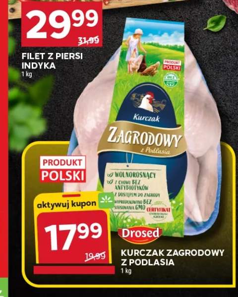 Kurczak Zagrodowy z Podlasia Drosed