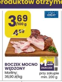 Boczek mocno wędzony Morliny