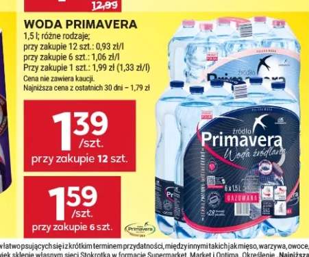 Woda źródlana Primavera
