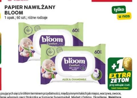 Papier toaletowy nawilżany Bloom Comfort