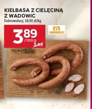 Kiełbasa z cielęciną z Wadowic Dobrowolscy
