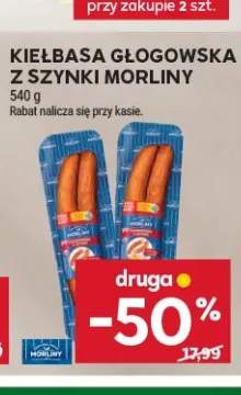 Kiełbasa głogowska z szynki Morliny