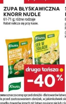 Zupa błyskawiczna Knorr Nudle Pieczony Kurczak +1 wariant