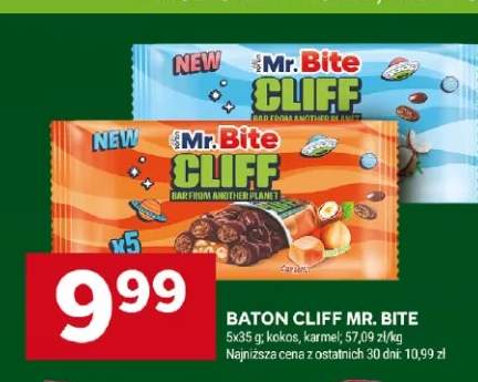 Baton Mr. Bite Cliff kokos 5-pak +1 wariant
