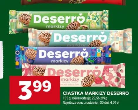 Ciastka markizy Deserro śmietankowe +3 warianty
