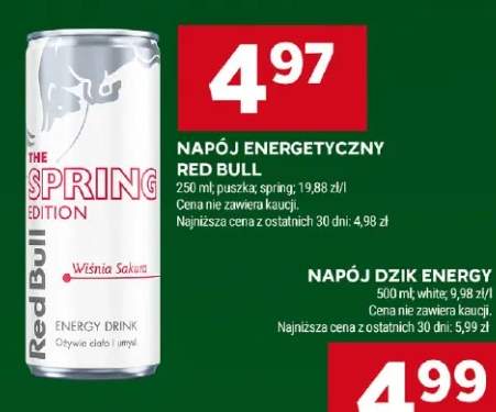 Napój energetyczny Red Bull