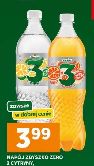 Napój Zbyszko Zero 3 Cytryny +1 wariant