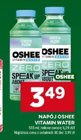 Napój Oshee Vitamin Water Zielone Owoce +1 wariant