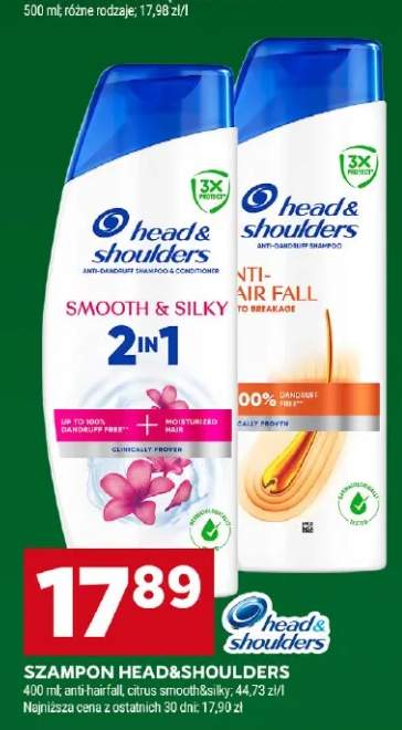 Szampon do włosów Head & Shoulders Anti-Hairfall +2 warianty
