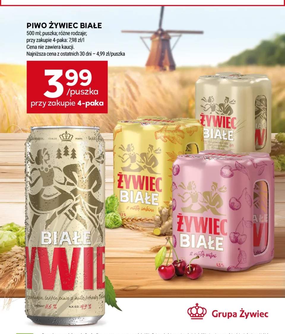 Piwo Żywiec Białe +2 warianty