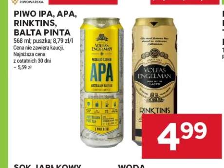 Piwo Volfas Engelman IPA +3 warianty