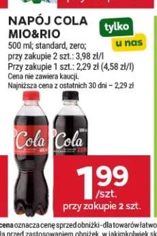 Napój Cola Mio&Rio Standard +1 wariant