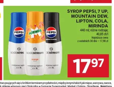 Syrop Sodastream Pepsi +5 wariantów