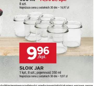 Słoik jar 350 ml 8-pak