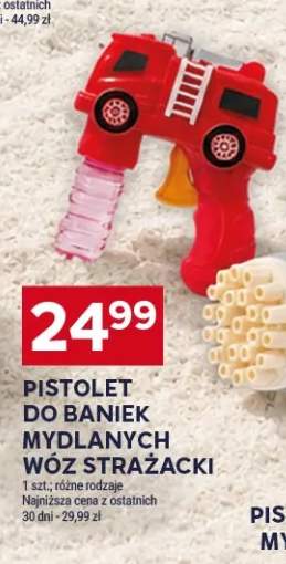 Pistolet do baniek mydlanych wóz strażacki