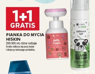 Pianka do mycia dla dzieci Hiskin Bath Foam +1 wariant