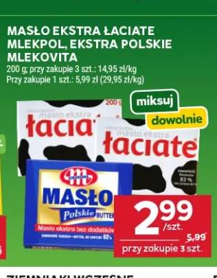 Masło ekstra Polskie +1 wariant
