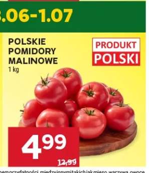 Pomidory malinowe polskie