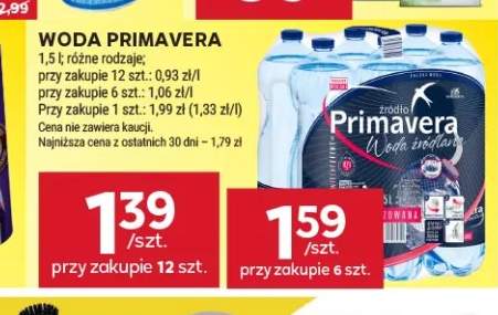 Woda źródlana Primavera