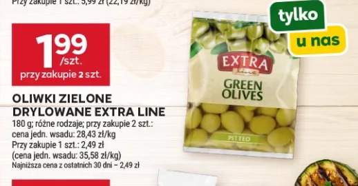 Oliwki zielone drylowane Extra Line