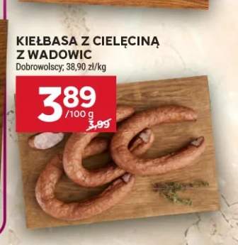 Kiełbasa z cielęciną z Wadowic Dobrowolscy