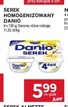 Serek homogenizowany Danio 4-pak