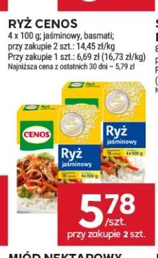 Ryż jaśminowy Cenos 4-pak +1 wariant