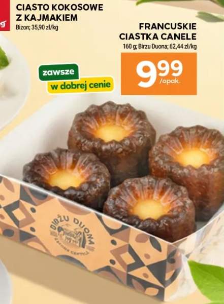 Francuskie ciastka canele Birzu Duona
