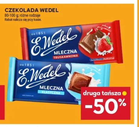 Czekolada mleczna klasyczna E.Wedel +1 wariant