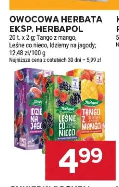 Herbata owocowa ekspresowa Herbapol Idziemy na jagody +2 warianty