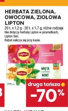 Herbata zielona Lipton Citrus +1 wariant