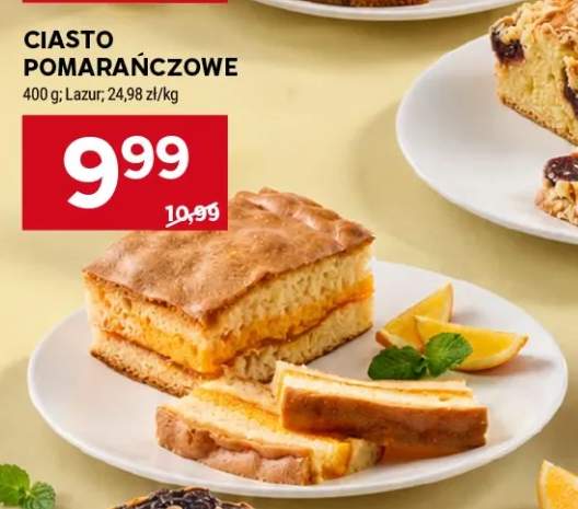 Ciasto pomarańczowe Lazur