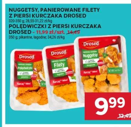 Nuggetsy z piersi kurczaka Drosed +2 warianty