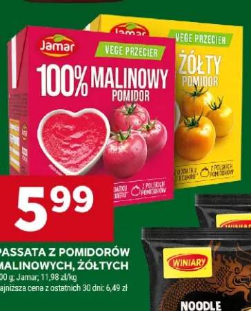 Passata z pomidorów malinowych Jamar +1 wariant